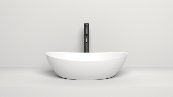 накладная раковина в ванную salini callista 1101206sm матовый, белый