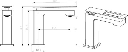 смеситель для раковины boheme q 141-wcr белый хром