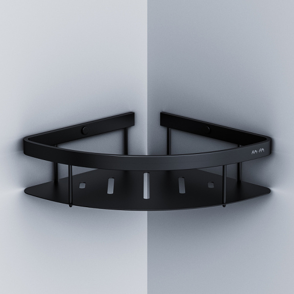 Полка корзина AM.PM Sense L A7454122 угловая Черная матовая