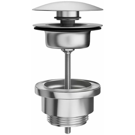 донный клапан kerama marazzi 24686km.50.050 click-clack нержавеющая сталь