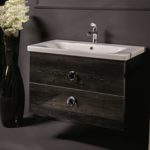 тумба под раковину boheme armadi art neoart 80 830-080-bw подвесная black wood