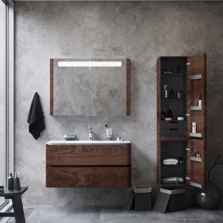 шкаф-пенал am.pm sensation 40 r орех