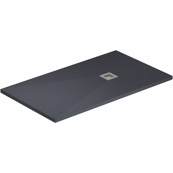 поддон для душевой кабинки из искусственного камня allen brau priority 140×90 8.31009-am антрацит