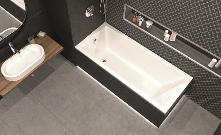 акриловая ванна whitecross wave slim 160x80 0111.160080.100 без гидромассажа