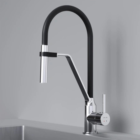 смеситель для кухни am.pm like f8013000 с гибким изливом