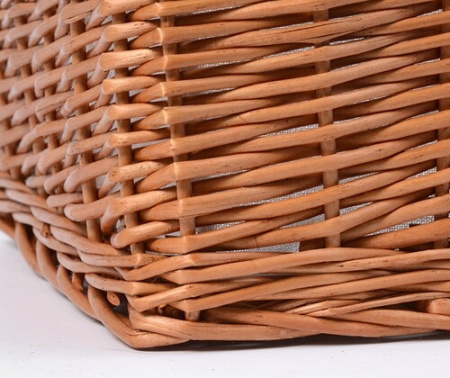 корзина для аксессуаров wasserkraft dinkel wb-580-s цвет светло-коричневая