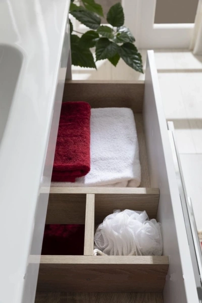 тумба под раковину aquanet августа 100 белый (ручка хром), 00277509