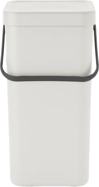 Мусорное ведро Brabantia Sort&Go 213465 16 л, светло-серое