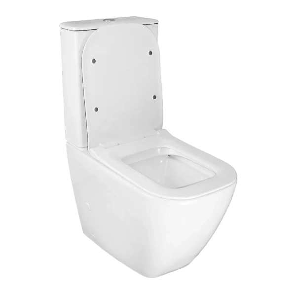 унитаз компакт azario mirada s az-1288a напольный, безободковый, с бачком и сиденьем микролифт, 62х38.5х92 см, белый