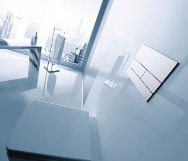 кнопка смыва tece tecesquare ii 9240834 для инсталляции, белый матовый