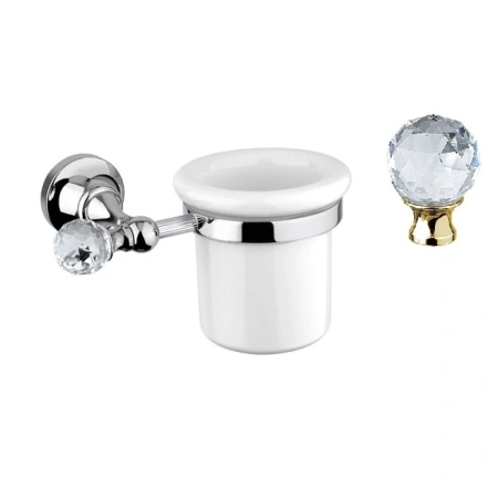 Стакан для зубных щеток Cezares Olimp OLIMP-TUM-03/24-Sw Золото 24 карат