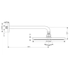 верхний душ hansgrohe raindance s 300 1jet ecosmart 26601000
