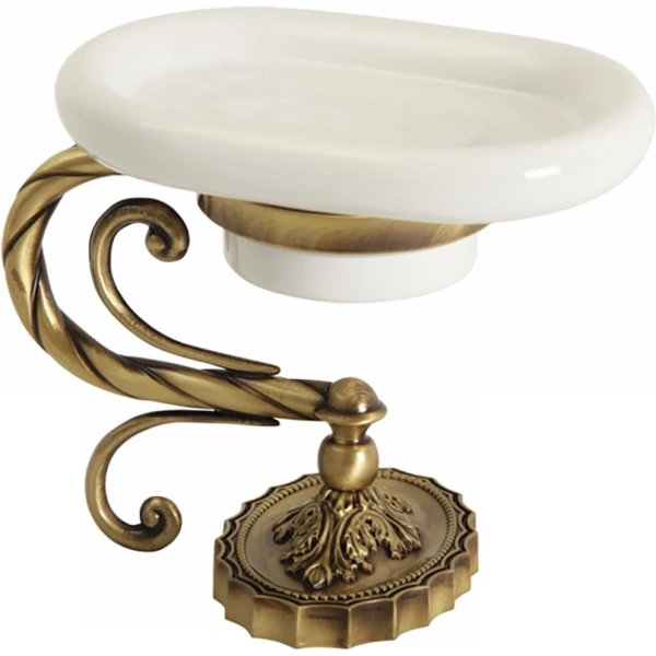 Мыльница Migliore Edera 16896 цвет бронза