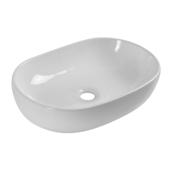 раковина накладная belbagno 60 см, bb1084-h301 чёрная матовая