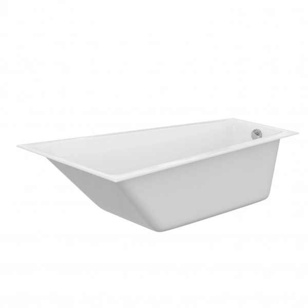 акриловая ванна cersanit crea 160x100 правая, p-wa-crea*160-rnl