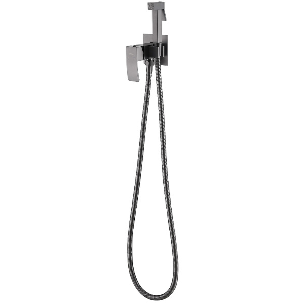 гигиенический душ abber wasserfall af8625ng со смесителем, никель