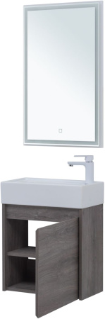 мебель для ванной aquanet nova lite 50 дуб рошелье (с дверецей)