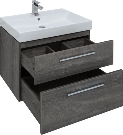 тумба под раковину aquanet nova 75 дуб рошелье, 00242260