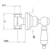 смеситель для душа gattoni vivaldi lever 1305513c0 cr