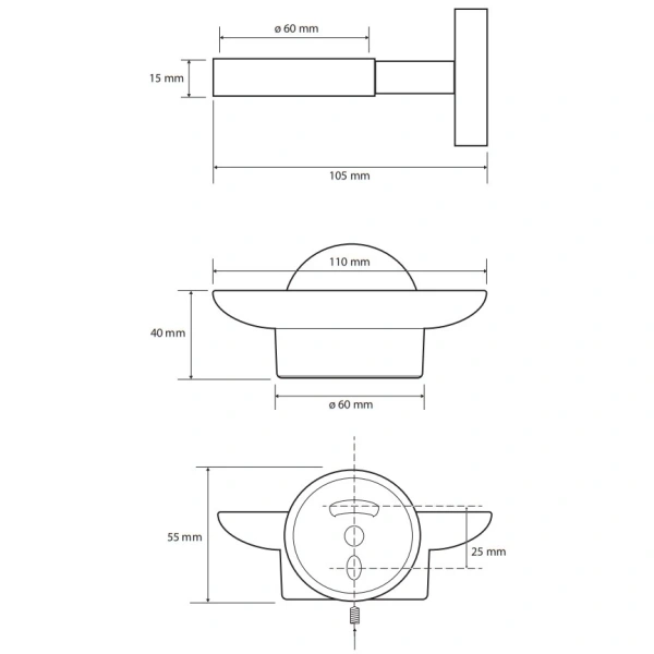Мыльница Bemeta Coral 158108042