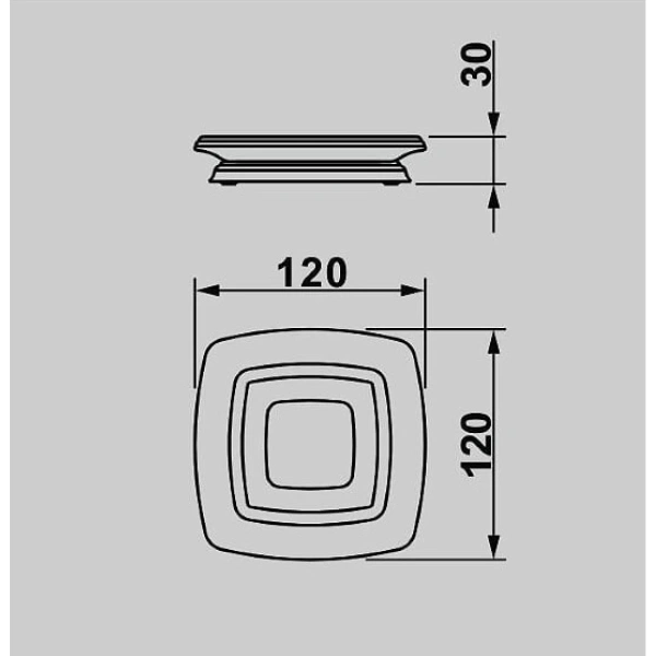 Мыльница Camelos Boston H1513K