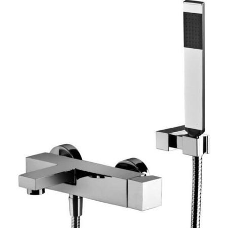 Смеситель Paffoni Elle EL023CR для ванны, с душевым гарнитуром, хром глянцевый