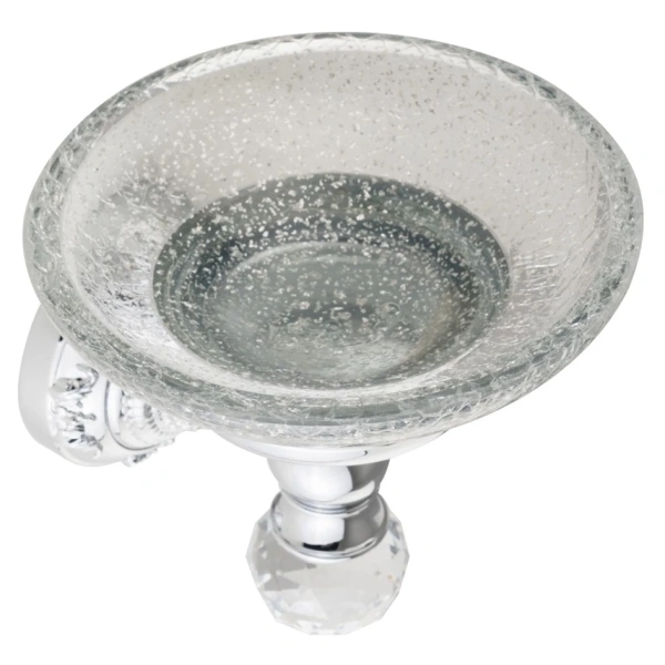 Мыльница Migliore Cristalia 16790 цвет хром с кристаллом Swarovski