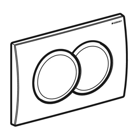 кнопка для инсталляции geberit delta01 115.107.11.1 альпийский белый