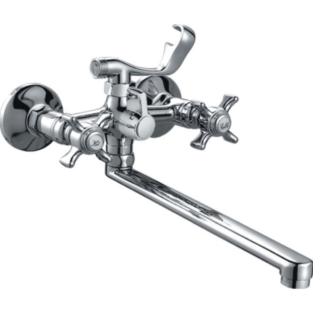 Смеситель для ванны Haiba HB2124 универсальный, цвет хром