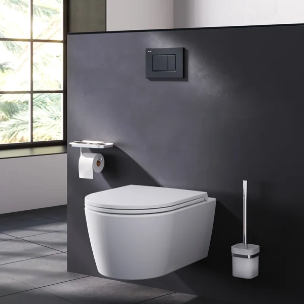 кнопка для инсталляции am.pm pro с s i070238 цвет черная матовая