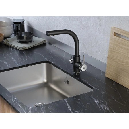 смеситель для кухни с фильтром paulmark essen es213011-418 + h851p00