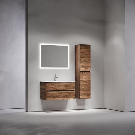 тумба под раковину sancos urban 90 ur90ech подвесная дуб чарльстон