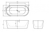 слив-перелив для belbagno bb03/bb09 bb39-ovf-oro, золото