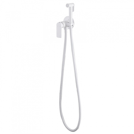 гигиенический душ со смесителем abber weiss insel af8025w белый