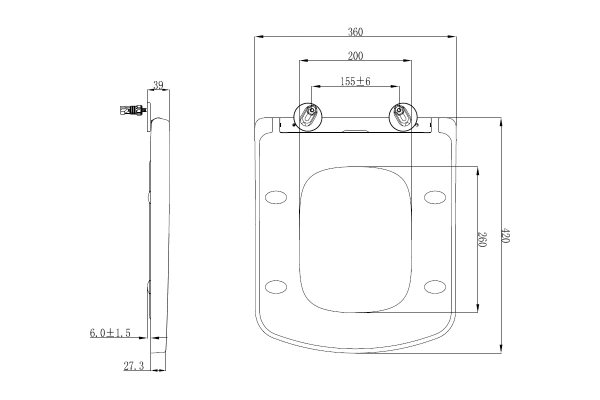 крышка-сиденье для унитаза allen brau liberty hda352 00280865