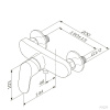 смеситель для душа am.pm like f8020016