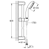 душевой гарнитур grohe new tempesta 27853001