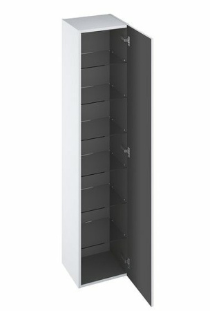 шкаф пенал ravak comfort 35 x000001383 подвесной белый глянец