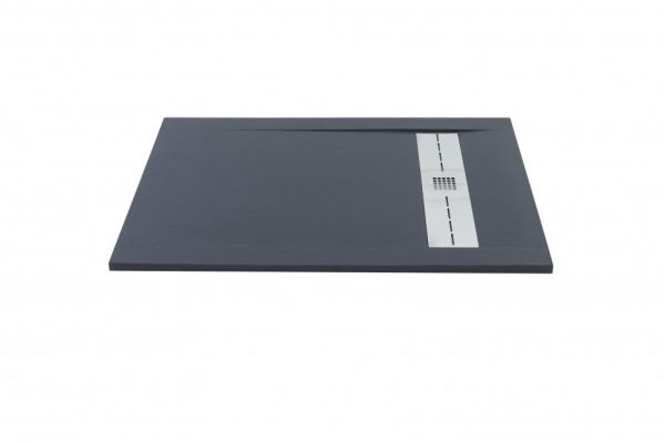душевой поддон aquanet delight 00258900 из искусственного камня, 160×80 см, черный