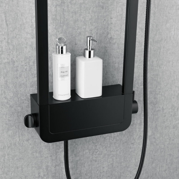 душевая стойка black&white seasons w2020, лунная ночь (черный)