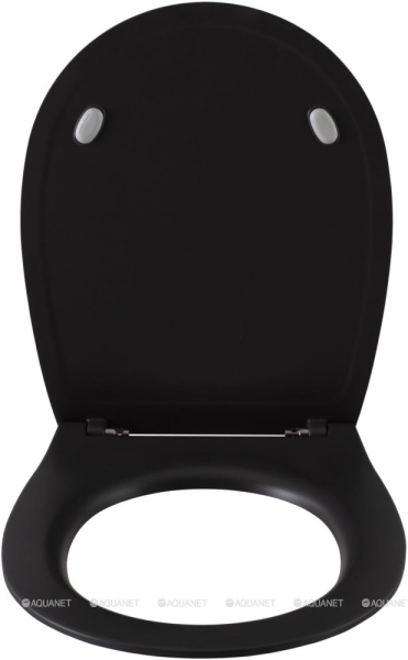 сиденье для унитаза allen brau 4.11005.an fantasy smartfix, soft-close, дюропласт, антрацит (269467)