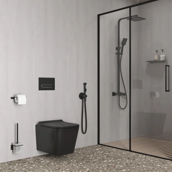 кнопка для инсталляции iddis unifix uni71mbi77 универсальная матовый черный 071