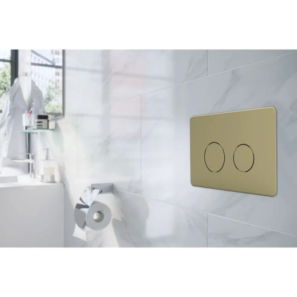 кнопка смыва для инсталляции azario az-8200-0086/az-p57-0160 цвет золото