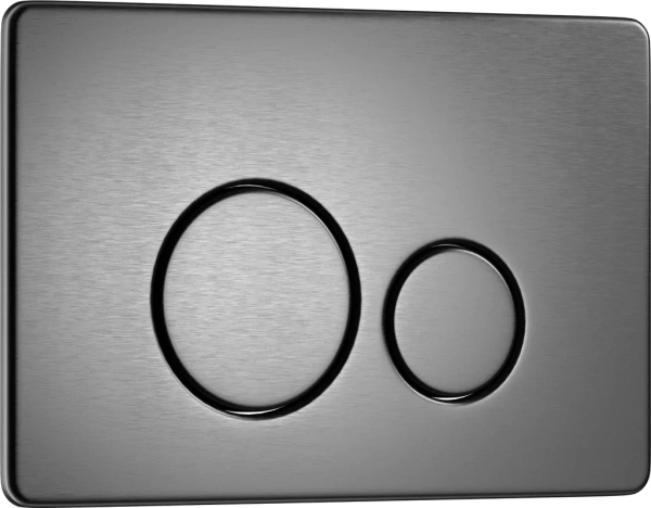 клавиша для инсталляции grossman style 700.k31.05.42m.42m для унитаза, пластик, графит сатиновый