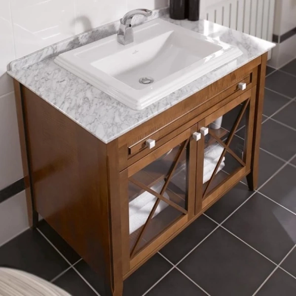 раковина встраиваемая 63 см villeroy & boch hommage 7102 63 r1