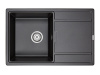 Кухонная мойка Paulmark Flugen 50-780 PM217850-BL из искусственного камня, цвет черный
