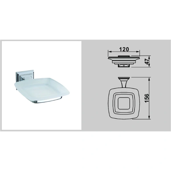 Мыльница Camelos Boston H1503K