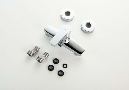 смеситель для душа aquatek лугано aq1760cr цвет хром