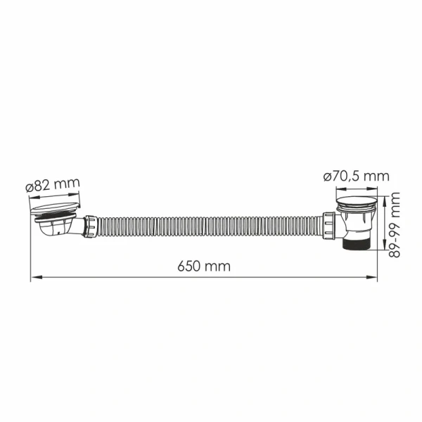 слив-перелив wasserkraft a333 click-clack розовое золото