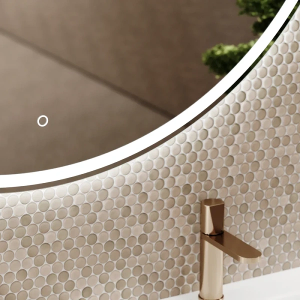 зеркало круглое sancos bella 120 с подсветкой